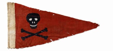 Red pirate flag